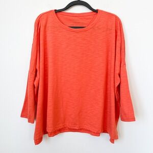 Mersea Catalina Slub Tee Orange Womens One Size *small flaw*